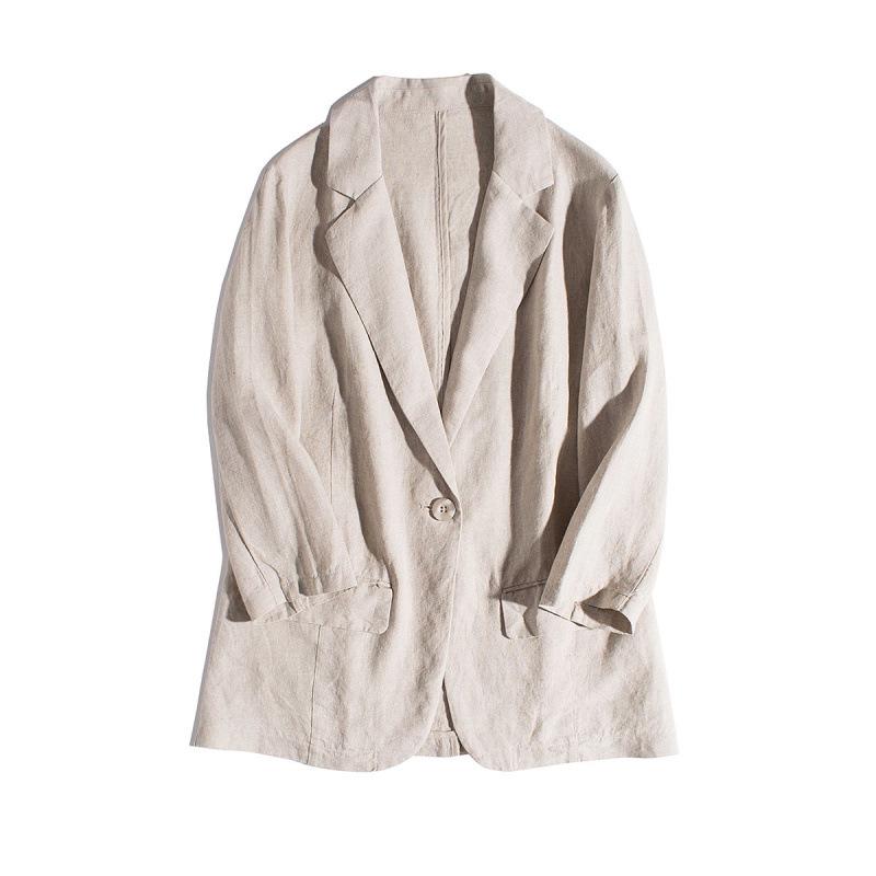 2026 Spring Women s Artistic Loose Casual Suit Jacket Medium природний/Лляний
2026 Spring Women s Artistic Loose Casual Suit Jacket Medium природний/Лляний