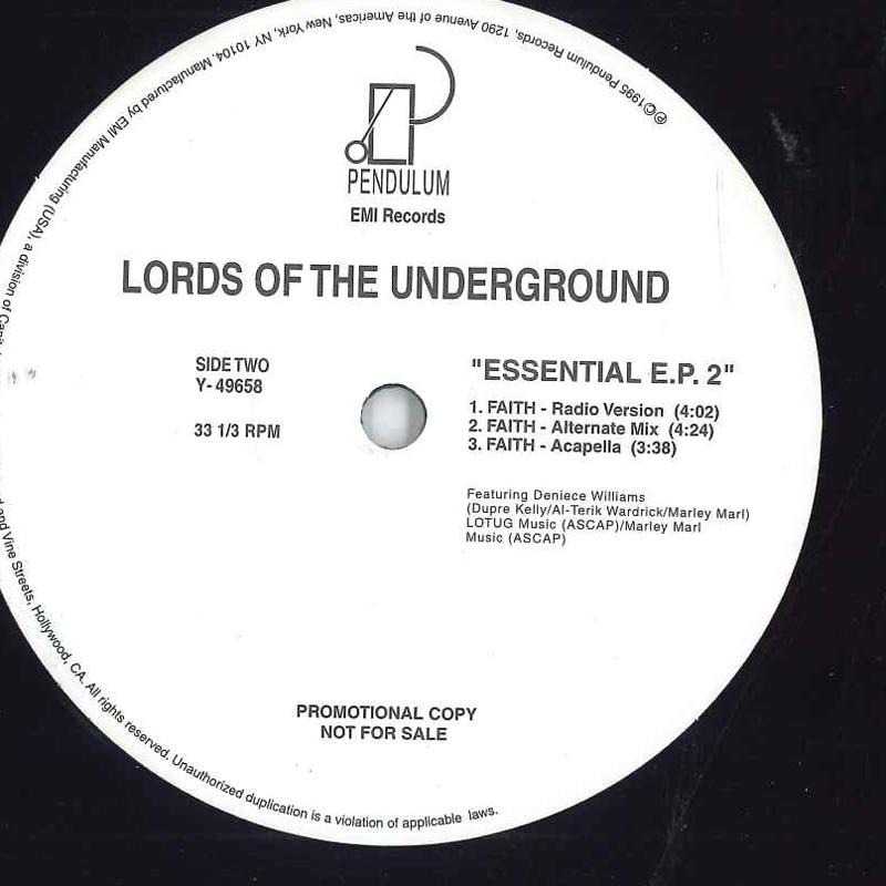12inch Record LORDS OF THE UNDERGROUND Essential E.p. 2 Y49658 PENDULUM RECOR 1995 US Rap HipHopRB Used
12inch Record LORDS OF THE UNDERGROUND Essential E.p. 2 Y49658 PENDULUM RECOR 1995 US Rap HipHopRB Used