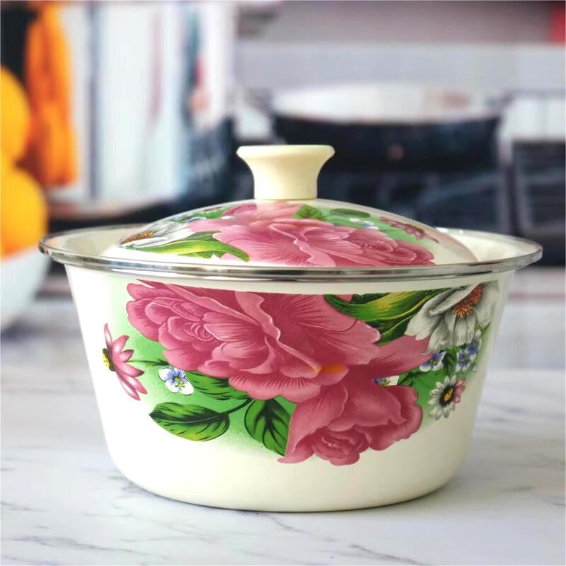 Jing Yu Heng Food-Grade Enamel Bowl with Lid
Jing Yu Heng Food-Grade Enamel Bowl with Lid