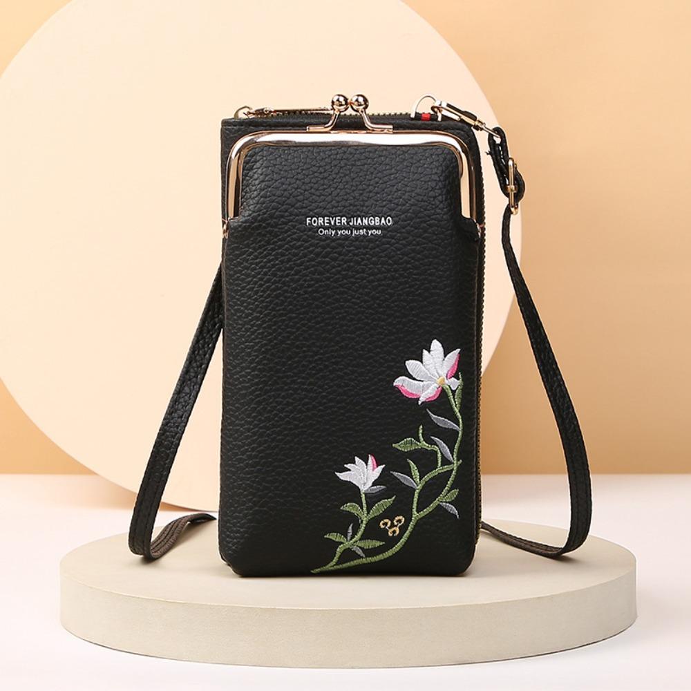Fashion PU Leather Shoulder Bag Solid Color Large Capacity Crossbody Bag Flower Printed Simple Style Small Handbag Women Girls чёрный
Fashion PU Leather Shoulder Bag Solid Color Large Capacity Crossbody Bag Flower Printed Simple Style Small Handbag Women Girls чёрный