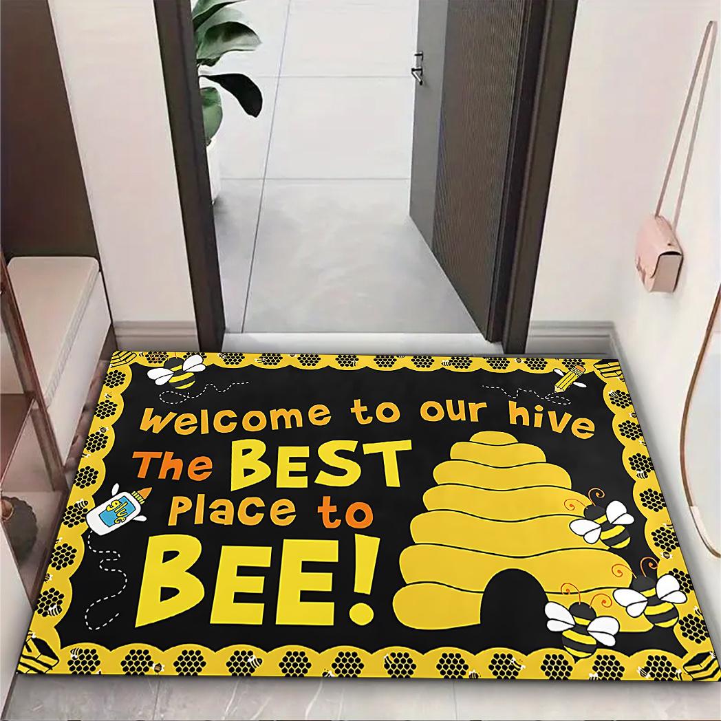 VIKAMA Bee-Themed Welcome Mat Doormat Washable Indoor/Outdoor Door Mat with Welcome to Our Hive Design, Ideal for Living Room 40X60CM (1.3X2FT
VIKAMA Bee-Themed Welcome Mat Doormat Washable Indoor/Outdoor Door Mat with Welcome to Our Hive Design, Ideal for Living Room 40X60CM (1.3X2FT