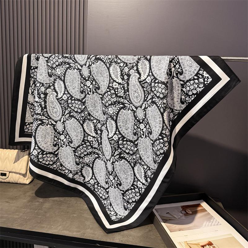 90cm Brand Square Scarf Women Fashion Paisley Twill Silk Scarf Shawl Hijab Lady Luxury Bandana Foulard Neckerchief Head Scarf 90x90 cm
90cm Brand Square Scarf Women Fashion Paisley Twill Silk Scarf Shawl Hijab Lady Luxury Bandana Foulard Neckerchief Head Scarf 90x90 cm