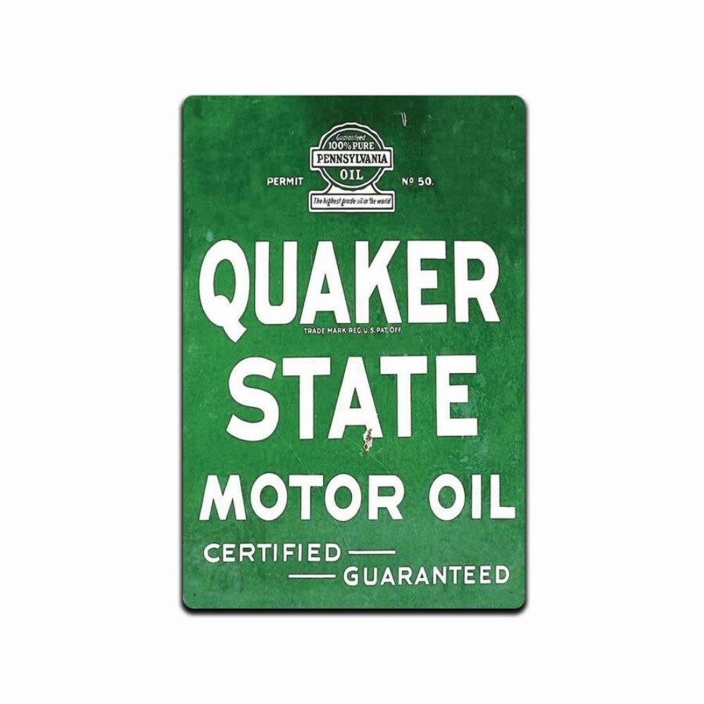 Quaker State Винтажная Газовая Вывеска Станция Гараж Магазин Ретро Рустикальная Жестяная Вывеска
Quaker State Винтажная Газовая Вывеска Станция Гараж Магазин Ретро Рустикальная Жестяная Вывеска
