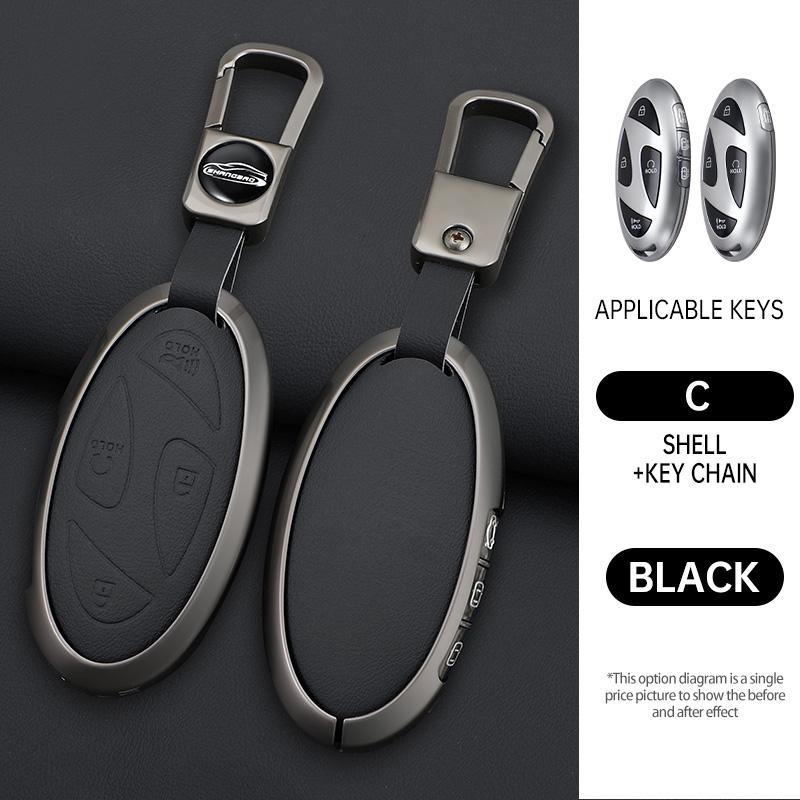 Interior Mouldings Car Key Case for Hyundai Grandeur GN7 2023 Kona Ev 2023 Alloy+ Leather Car Smart Romote Key Fob Cover Accesso
Interior Mouldings Car Key Case for Hyundai Grandeur GN7 2023 Kona Ev 2023 Alloy+ Leather Car Smart Romote Key Fob Cover Accesso
