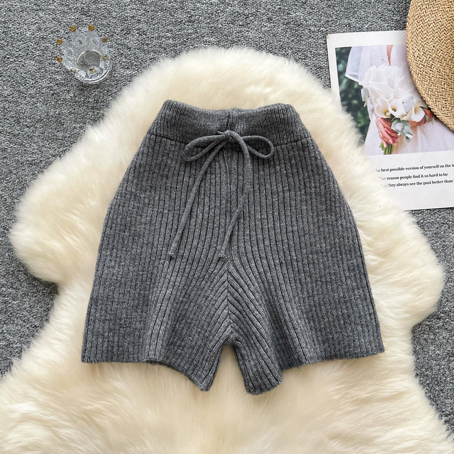 Осінь Зима Жіночий Y2k Шик В язка Кофта на Шнурках Sheath Шорти Штани One Size
Осінь Зима Жіночий Y2k Шик В язка Кофта на Шнурках Sheath Шорти Штани One Size