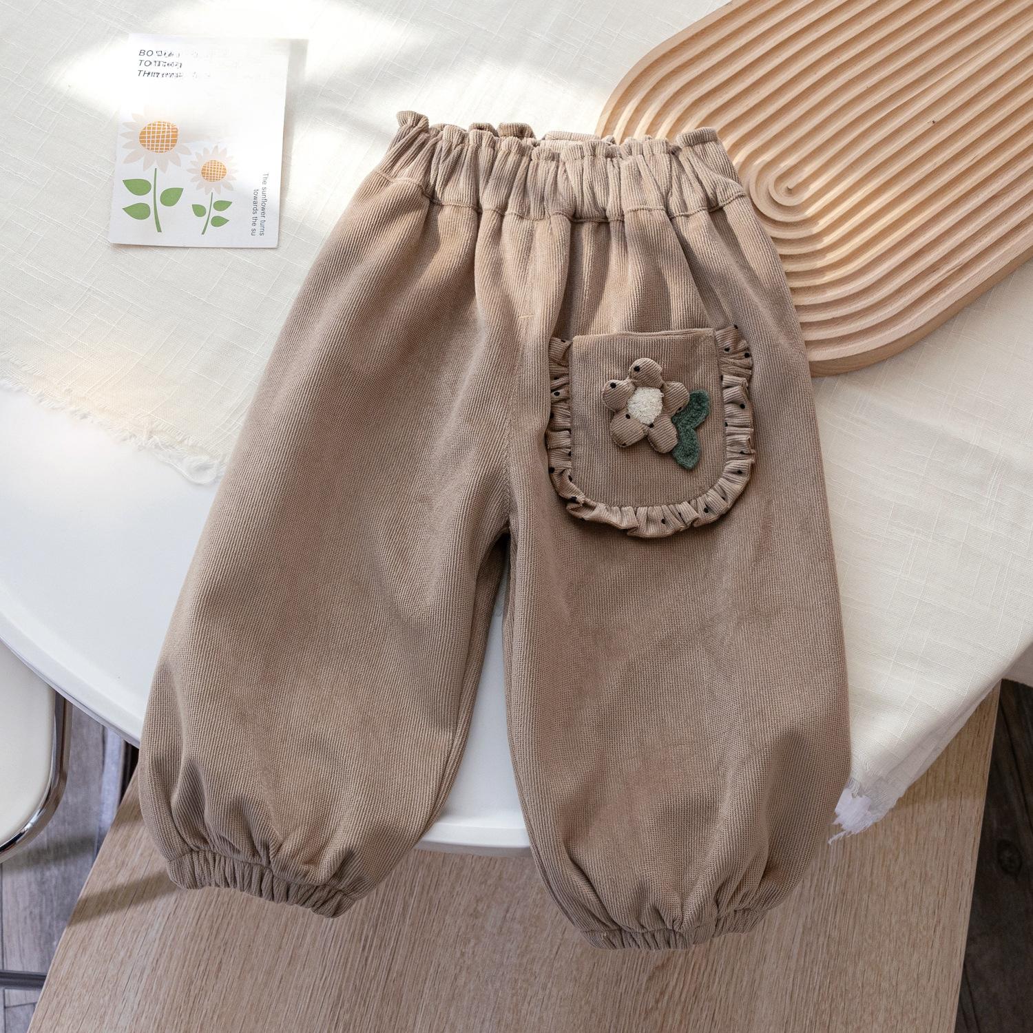 Девочки Осенние Повседневные Брюки Трехмерный Цветок Корейское Кружево Брюки с Завязками на Ногах Детские Весенне-Осенние Универсальные Брюки 130 коричневый
Девочки Осенние Повседневные Брюки Трехмерный Цветок Корейское Кружево Брюки с Завязками на Ногах Детские Весенне-Осенние Универсальные Брюки 130 коричневый