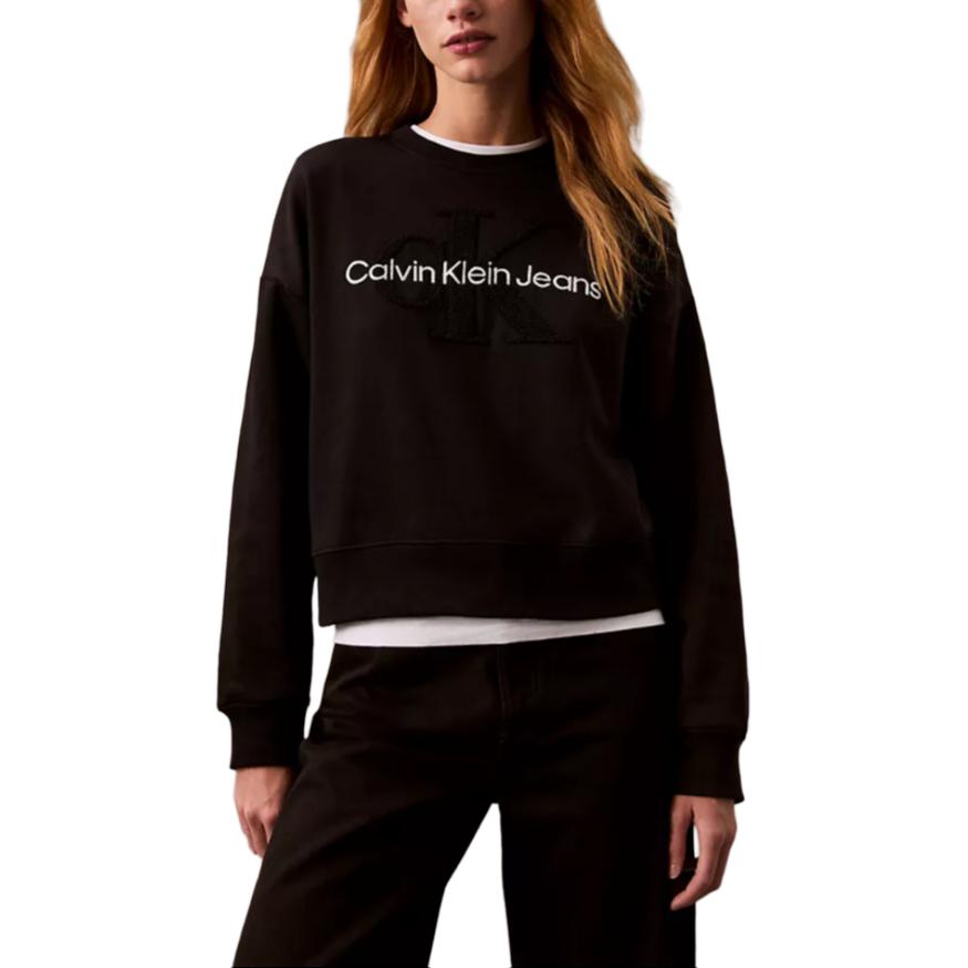 Calvin Klein Loose 3D Embroidered Letter Crew Neck Long Sleeve Sweatshirt Women sweatshirt Black 47A201G-002 XS
Calvin Klein Loose 3D Embroidered Letter Crew Neck Long Sleeve Sweatshirt Women sweatshirt Black 47A201G-002 XS