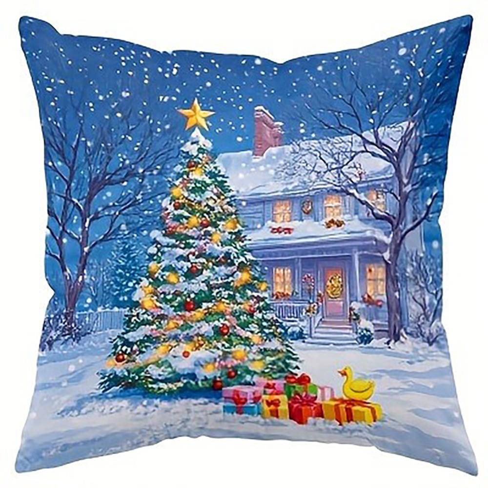 Christmas Pillowcases: Adorable Lamb, Festive Deer, Charming Polar Bear, and Sparkling Christmas Tree Designs room decoration 45x45cm
Christmas Pillowcases: Adorable Lamb, Festive Deer, Charming Polar Bear, and Sparkling Christmas Tree Designs room decoration 45x45cm