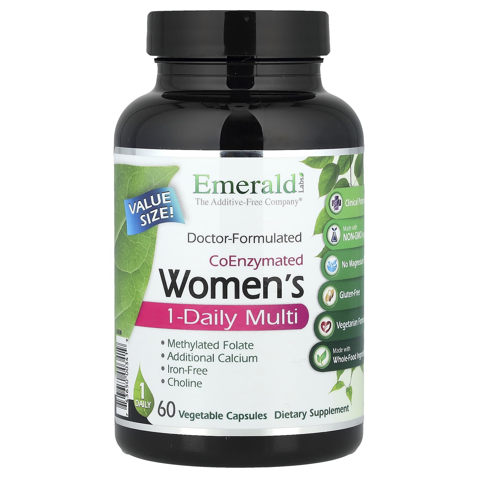 Coenzymized Women s One-Daily Multi, 60 Veggie Caps
Coenzymized Women s One-Daily Multi, 60 Veggie Caps