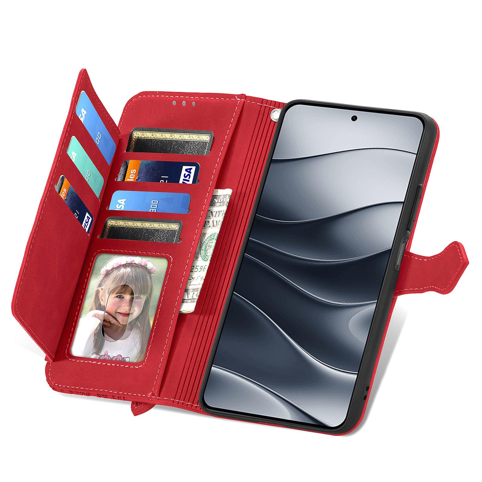 For Xiaomi Redmi Note 14 5G Zipper Wallet Case with Strap Flower Imprint PU Leather Phone Cover Red
For Xiaomi Redmi Note 14 5G Zipper Wallet Case with Strap Flower Imprint PU Leather Phone Cover Red