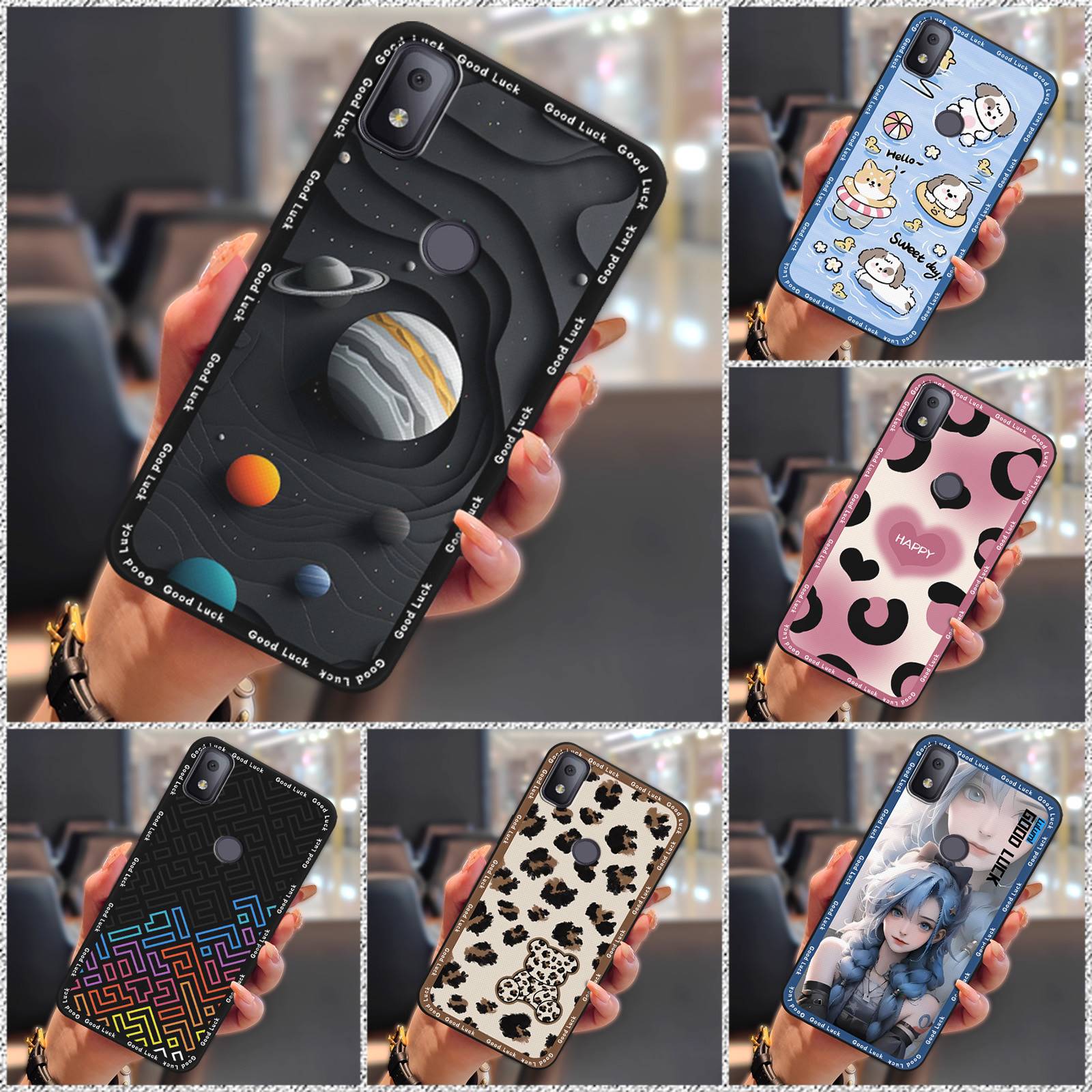 Shockproof Cartoon Phone Case For TCL T-Mobile Revvl 4 Full wrap Anti-knock Silicone Soft case Back Cover Cover TPU Cute TCL T-Mobile Revvl 4
Shockproof Cartoon Phone Case For TCL T-Mobile Revvl 4 Full wrap Anti-knock Silicone Soft case Back Cover Cover TPU Cute TCL T-Mobile Revvl 4