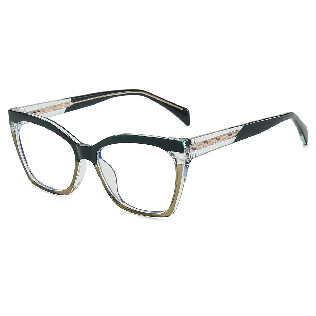 Fashion Cat Eye Legs Metal Core Frame Myopia Photochromic Anti Blue Ray Men Sunglasses Presbyopic Hyperopia Prescription Glasses Single Version&1.56&Anti Blue Ray зелений
Fashion Cat Eye Legs Metal Core Frame Myopia Photochromic Anti Blue Ray Men Sunglasses Presbyopic Hyperopia Prescription Glasses Single Version&1.56&Anti Blue Ray зелений