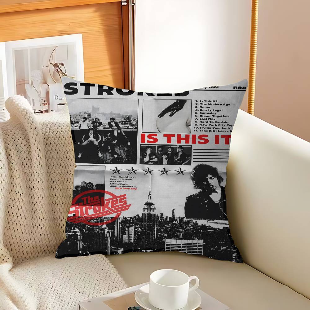 Rock Band The S-Strokes Cushion Cover Pillowcase Upholstery Sofa Throw Pillow Home Decor Pillowcas 12x12Inch
Rock Band The S-Strokes Cushion Cover Pillowcase Upholstery Sofa Throw Pillow Home Decor Pillowcas 12x12Inch