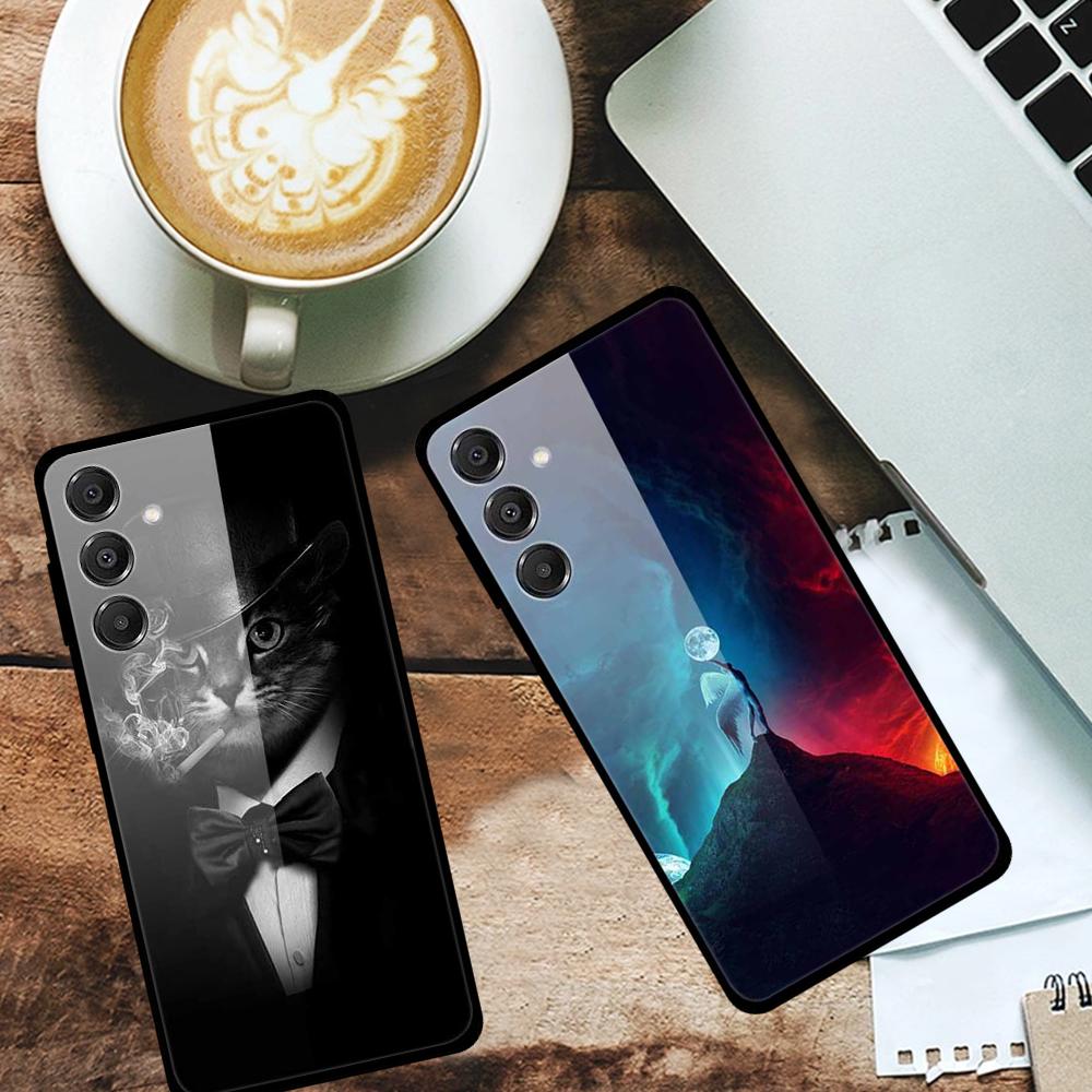 For Samsung Galaxy A16 5G/4G Case Stylish Pattern PC+TPU+Tempered Glass Cell Phone Cover Red Road
For Samsung Galaxy A16 5G/4G Case Stylish Pattern PC+TPU+Tempered Glass Cell Phone Cover Red Road