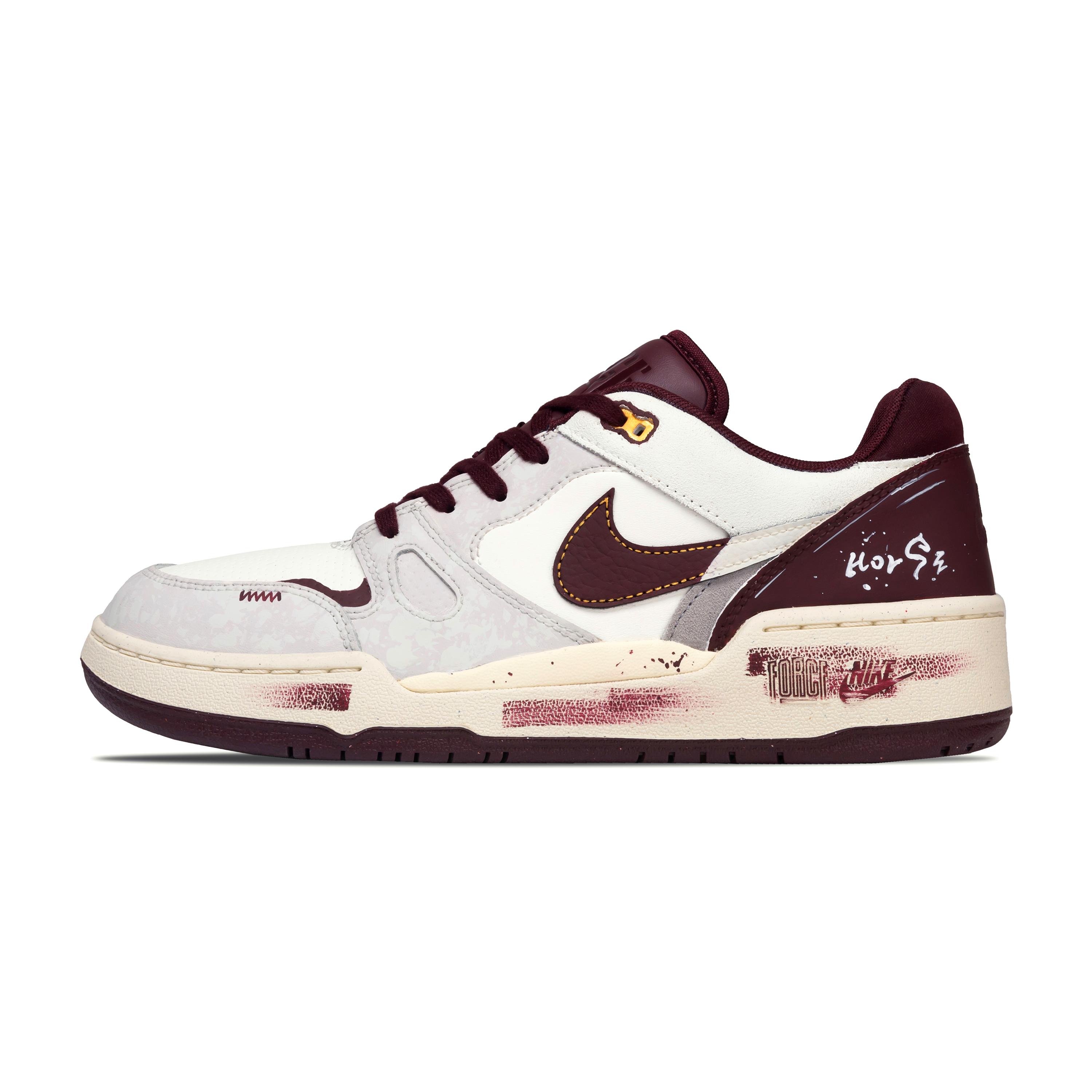 Nike Full Force Low top Skateboard Shoes Men s Red White FZ4629-100(Team216-) 39
Nike Full Force Low top Skateboard Shoes Men s Red White FZ4629-100(Team216-) 39