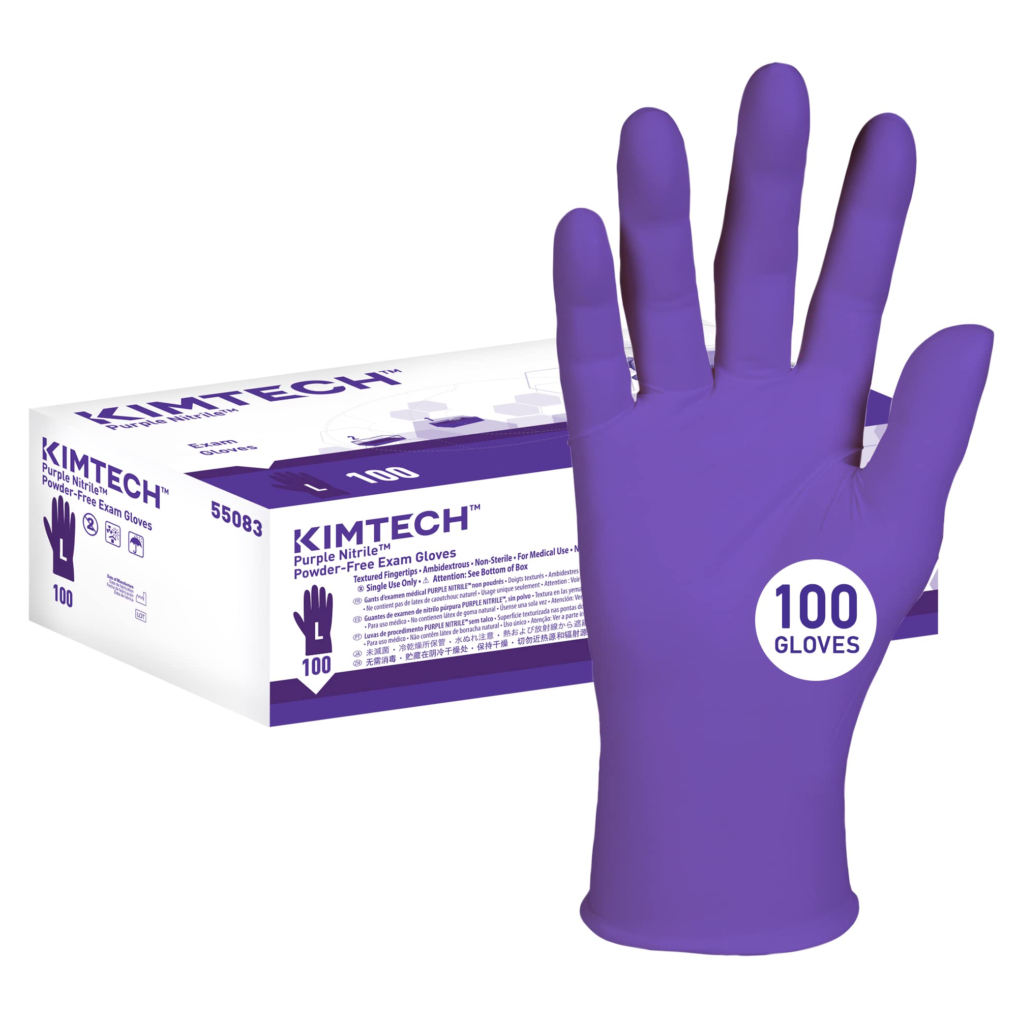 Purple Nitrile Exam Gloves L 100 pieces Kimberly-Clark Powder-Free (Prospec) фіолетовий
Purple Nitrile Exam Gloves L 100 pieces Kimberly-Clark Powder-Free (Prospec) фіолетовий