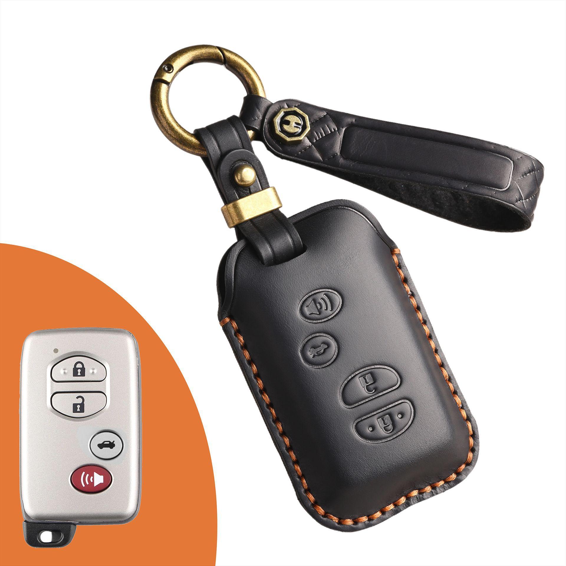 Retro key cover is suitable for Toyota s old Cool Luze Prado Camry leather car key protective cover чёрный
Retro key cover is suitable for Toyota s old Cool Luze Prado Camry leather car key protective cover чёрный