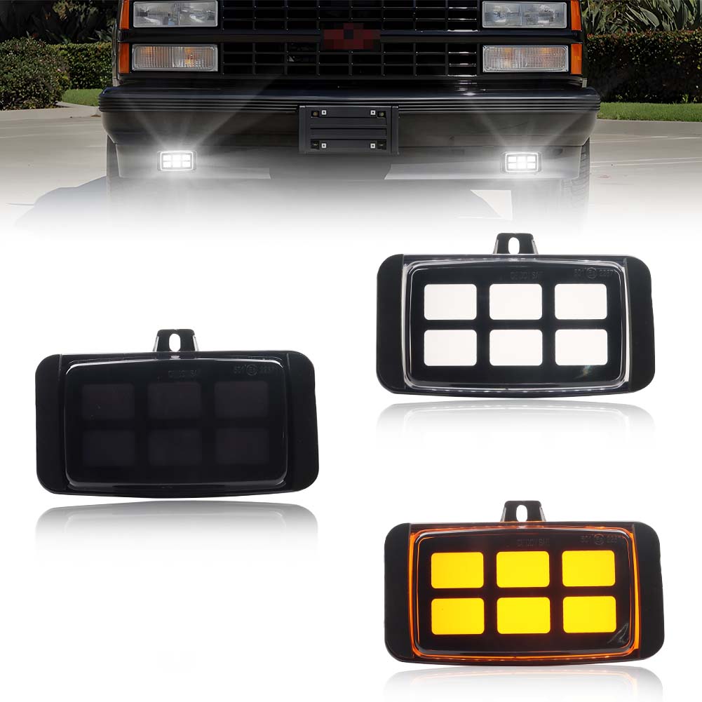 2 шт. Передні протитуманні фари Поворотник зі світлодіодом Для 1988-1999 Chevrolet GMC C1500 C2500 C3500 S10 S15 K1500 K2500 K3500 Buick
2 шт. Передні протитуманні фари Поворотник зі світлодіодом Для 1988-1999 Chevrolet GMC C1500 C2500 C3500 S10 S15 K1500 K2500 K3500 Buick