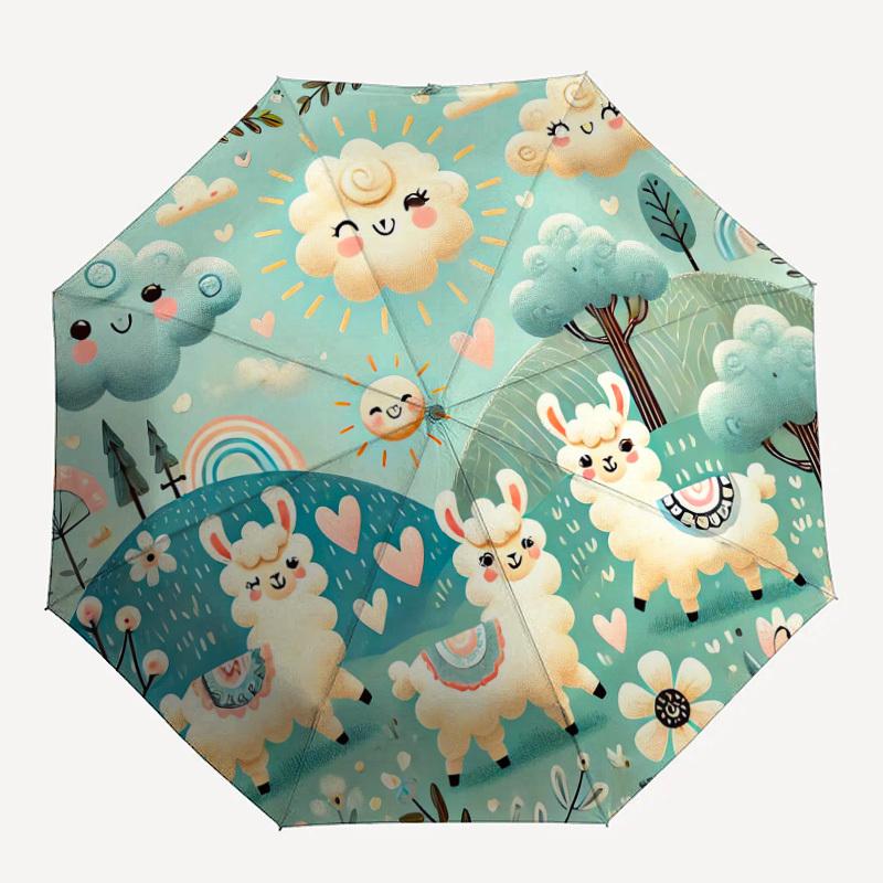 1pc llama cloud Pattern Umbrella Design Automatic Opening and Closing Umbrella, High-quality Travel Umbrella, Lightweight and Portable, -57
1pc llama cloud Pattern Umbrella Design Automatic Opening and Closing Umbrella, High-quality Travel Umbrella, Lightweight and Portable, -57