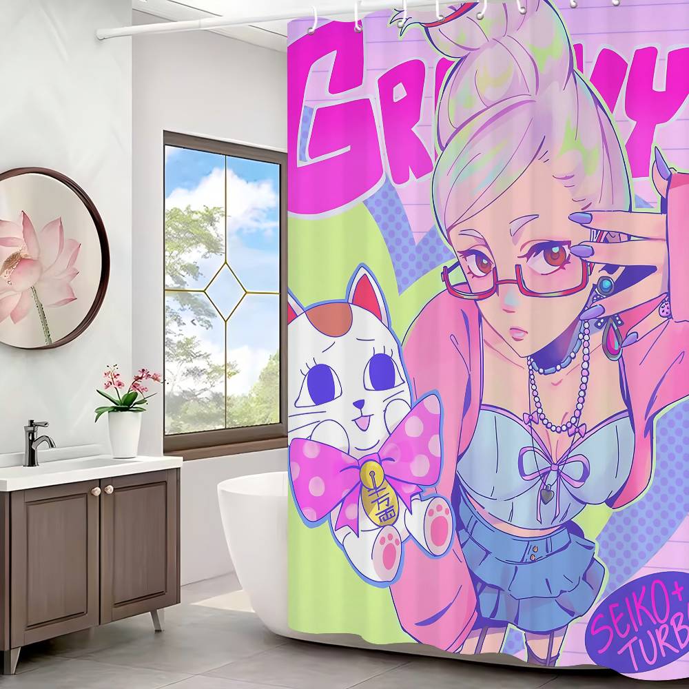 Популярная японская аниме занавеска для душа Дандадан - Водоотталкивающая и непротекаемая, Устойчивая к плесени и грибку Для 90x180 cm
Популярная японская аниме занавеска для душа Дандадан - Водоотталкивающая и непротекаемая, Устойчивая к плесени и грибку Для 90x180 cm