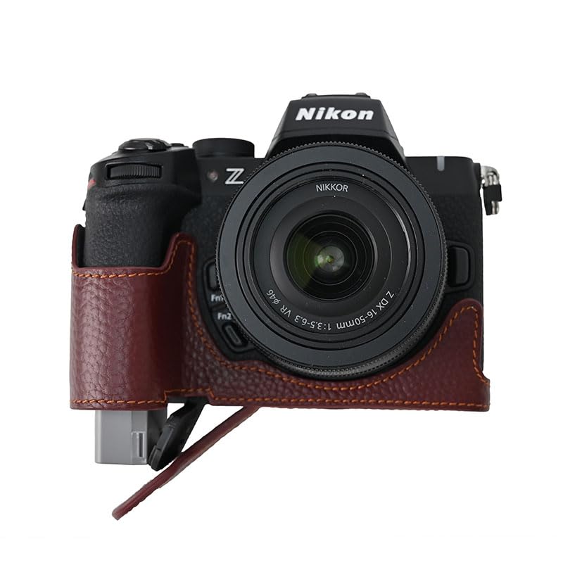 SIUTATDSH Camera Case Silver Cowhide Leather Suitable for Nikon Z50II Z 50 M2 Mark2 Case Liner Case Camera holder, earthquake resistant, shock
SIUTATDSH Camera Case Silver Cowhide Leather Suitable for Nikon Z50II Z 50 M2 Mark2 Case Liner Case Camera holder, earthquake resistant, shock