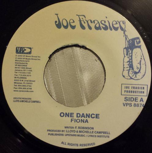 7-дюймовая пластинка FIONA One Dance VPS8874 Joe Frasier 2003 США Регги Ска Даб Б/у
7-дюймовая пластинка FIONA One Dance VPS8874 Joe Frasier 2003 США Регги Ска Даб Б/у