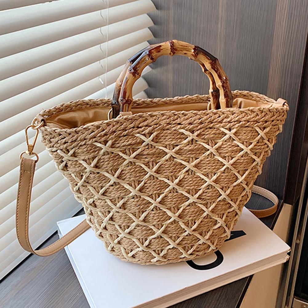 Женская соломенная плетеная сумка, модная плетеная сумка с ручкой из ротанга, плетеная сумка через плечо, стильные клатчи для вечеринки, отпуска хаки
Женская соломенная плетеная сумка, модная плетеная сумка с ручкой из ротанга, плетеная сумка через плечо, стильные клатчи для вечеринки, отпуска хаки
