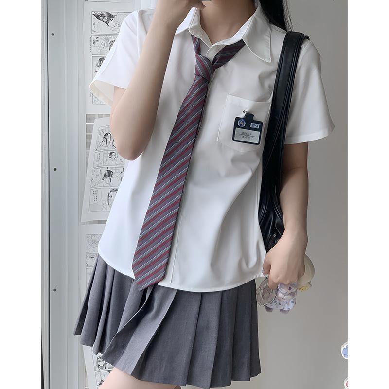 Оригинальная белая рубашка JK в японском стиле - Сладкая свободная блузка с длинным и коротким рукавом, ткань TR, женская универсальная летняя школьная форма Extra Large
Оригинальная белая рубашка JK в японском стиле - Сладкая свободная блузка с длинным и коротким рукавом, ткань TR, женская универсальная летняя школьная форма Extra Large