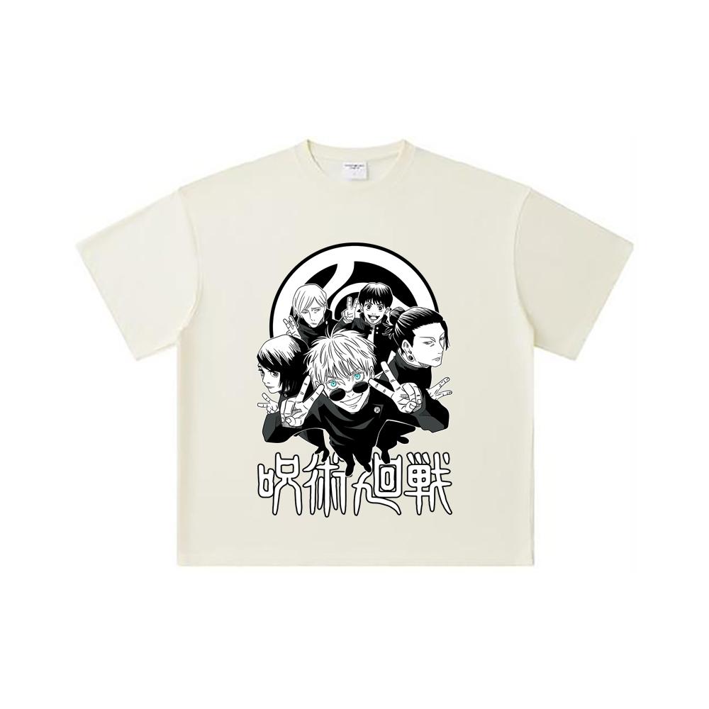 260 GSM Double Yarn 32 Count 100% Cotton Jujutsu Kaisen V30 Team Gojo Print Unisex Heavy Cotton T Shirt S абрикосовый
260 GSM Double Yarn 32 Count 100% Cotton Jujutsu Kaisen V30 Team Gojo Print Unisex Heavy Cotton T Shirt S абрикосовый