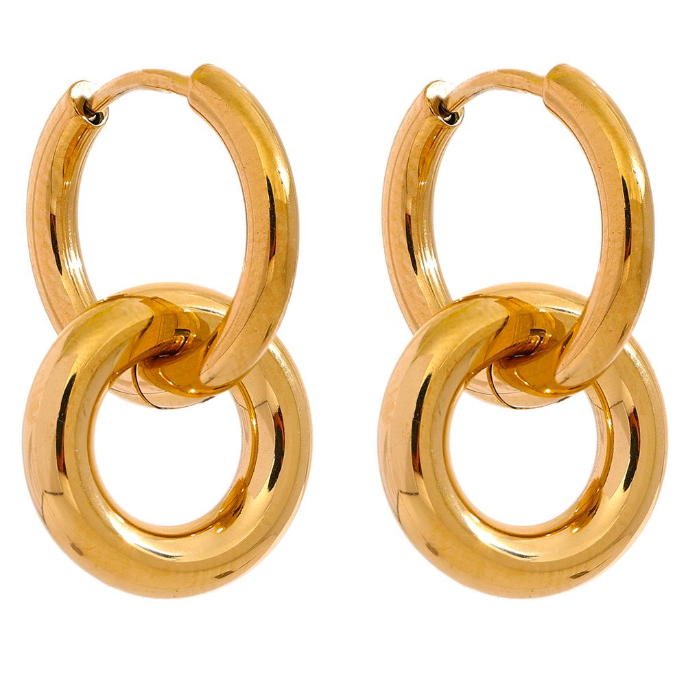 Yhpup Stainless Steel Round Hollow Drop Hoop Earrings Charm Metal 18K PVD Plated Waterproof High Quality Daily Jewelry Gift
Yhpup Stainless Steel Round Hollow Drop Hoop Earrings Charm Metal 18K PVD Plated Waterproof High Quality Daily Jewelry Gift