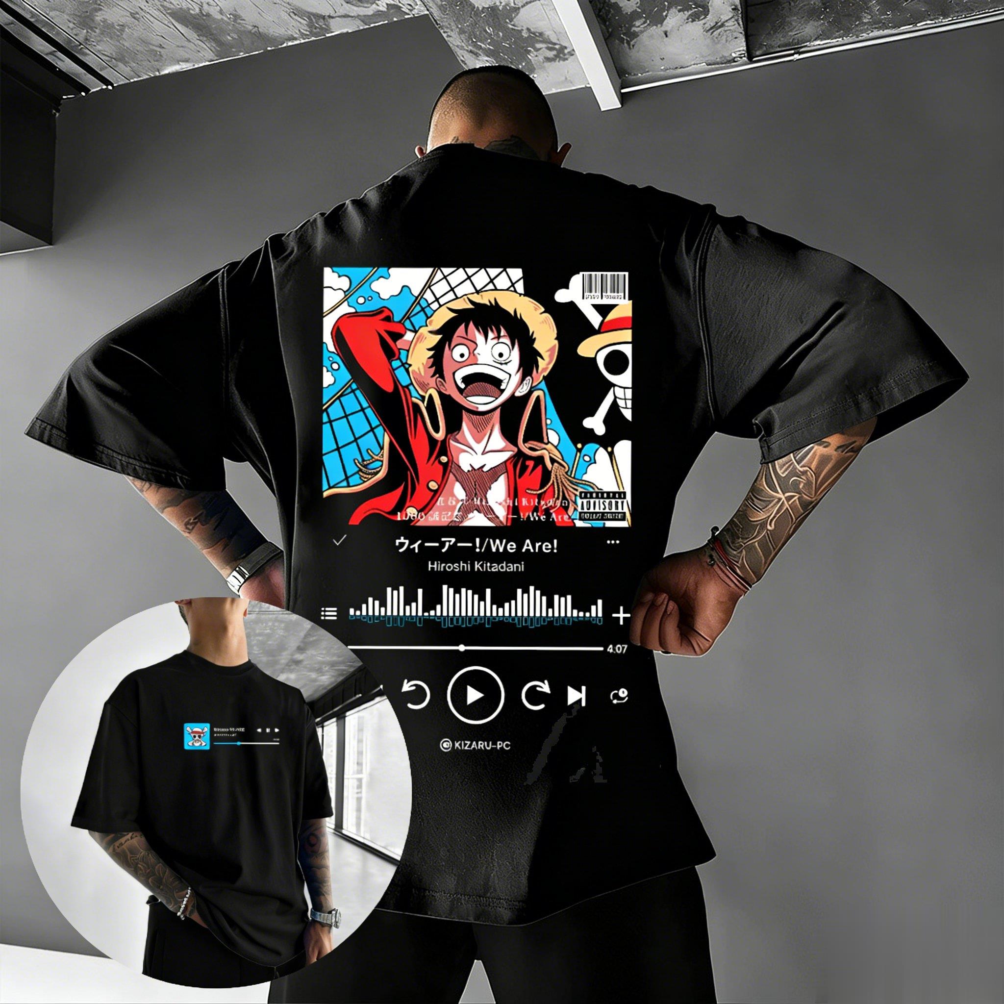 One Piece Anime Luffy Straw Hat Cotton T Shirt Men Women 2026 Summer Casual Graphic Tee Oversized Streetwear Music Player Print 4XL
One Piece Anime Luffy Straw Hat Cotton T Shirt Men Women 2026 Summer Casual Graphic Tee Oversized Streetwear Music Player Print 4XL