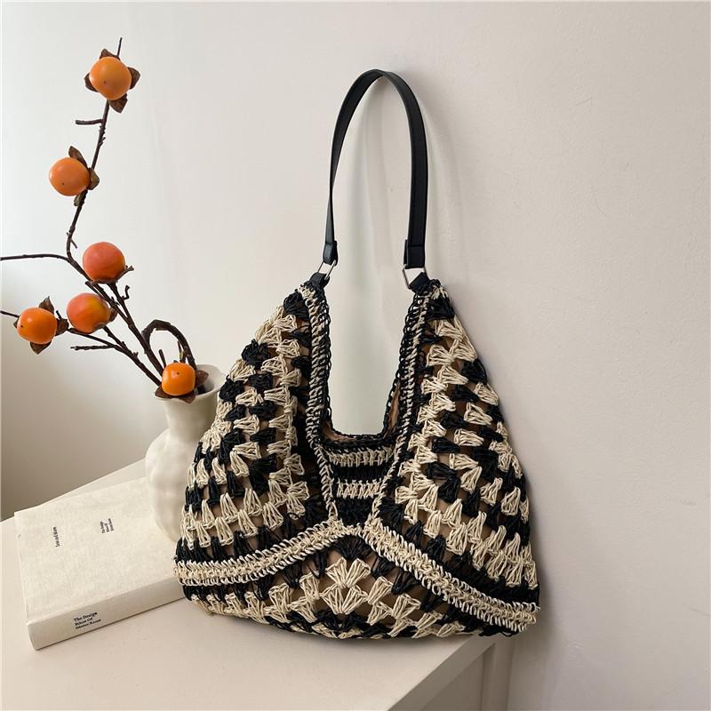 Вместительная плетеная сумка-тоут для женщин, новая летняя пляжная сумка для отпуска, сумка через плечо для通勤
Вместительная плетеная сумка-тоут для женщин, новая летняя пляжная сумка для отпуска, сумка через плечо для通勤