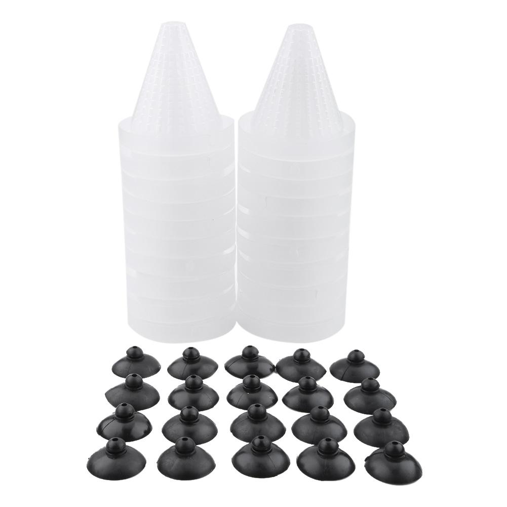 20Pcs Bag Fish Living Red Worm Food Feeding Aquarium Tank Cone Feeder With Suckers
20Pcs Bag Fish Living Red Worm Food Feeding Aquarium Tank Cone Feeder With Suckers