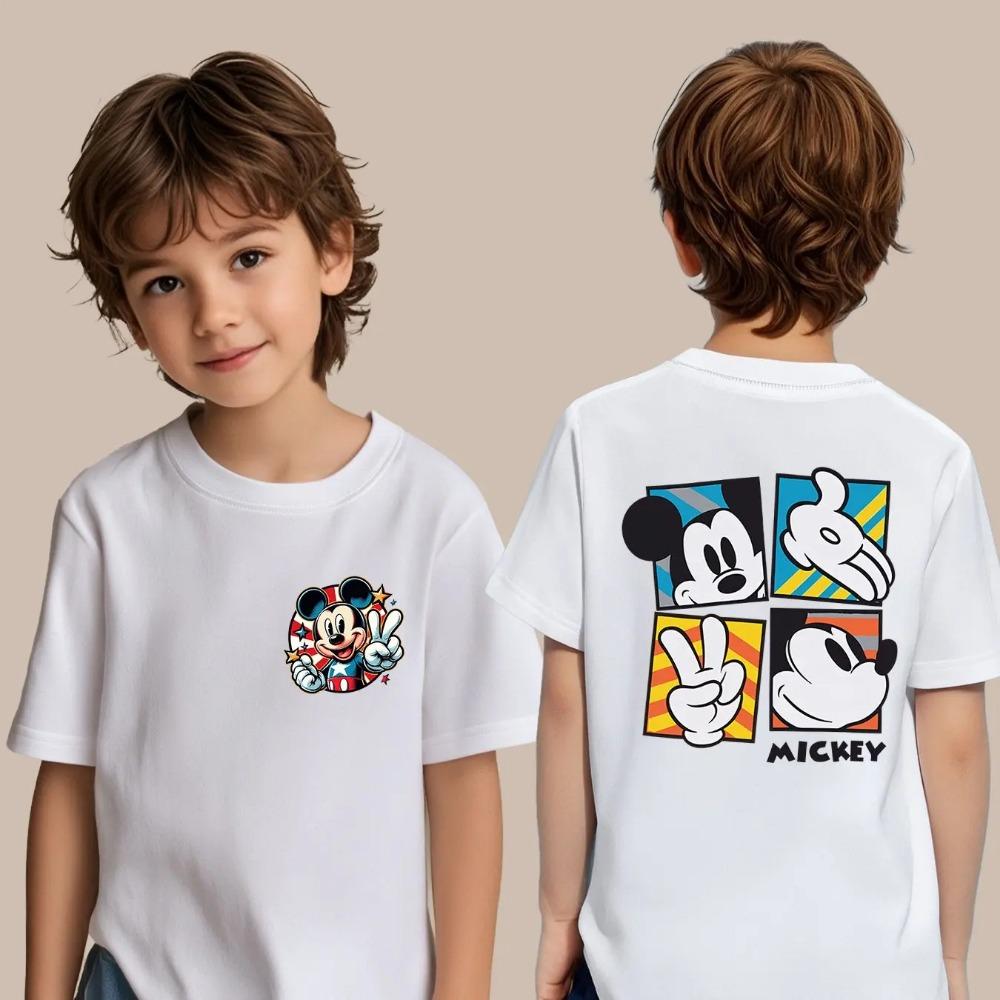 2026 New Children s Mickey Mouse Cartoon Printed Short Sleeved T-shirt, Suitable for Summer Wear 110
2026 New Children s Mickey Mouse Cartoon Printed Short Sleeved T-shirt, Suitable for Summer Wear 110