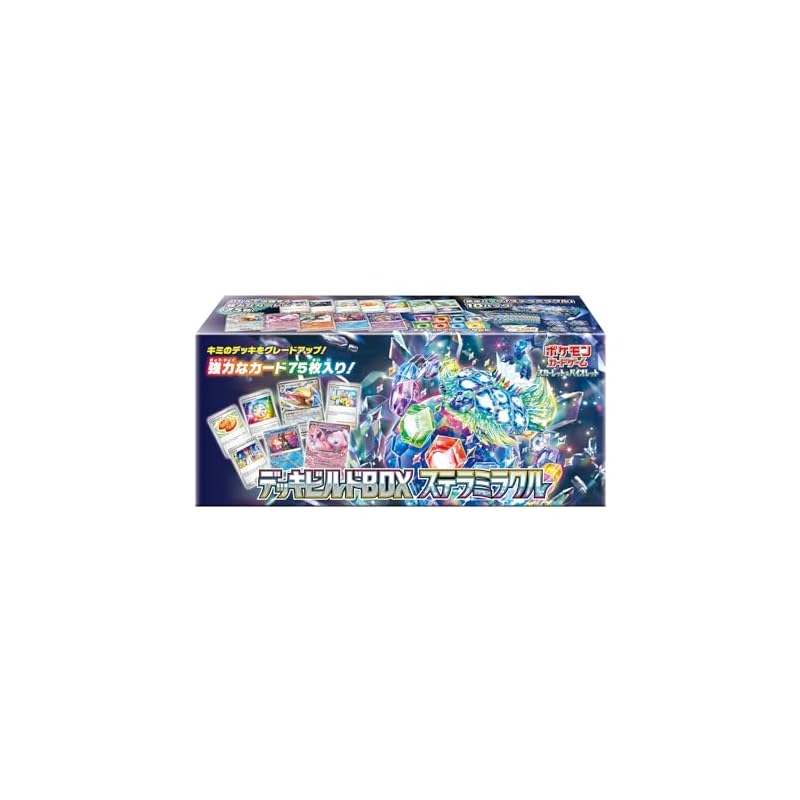 Колекційна карткова гра Pokémon Червоний та Синій Коробка для складання колоди Stella Miracle
Колекційна карткова гра Pokémon Червоний та Синій Коробка для складання колоди Stella Miracle