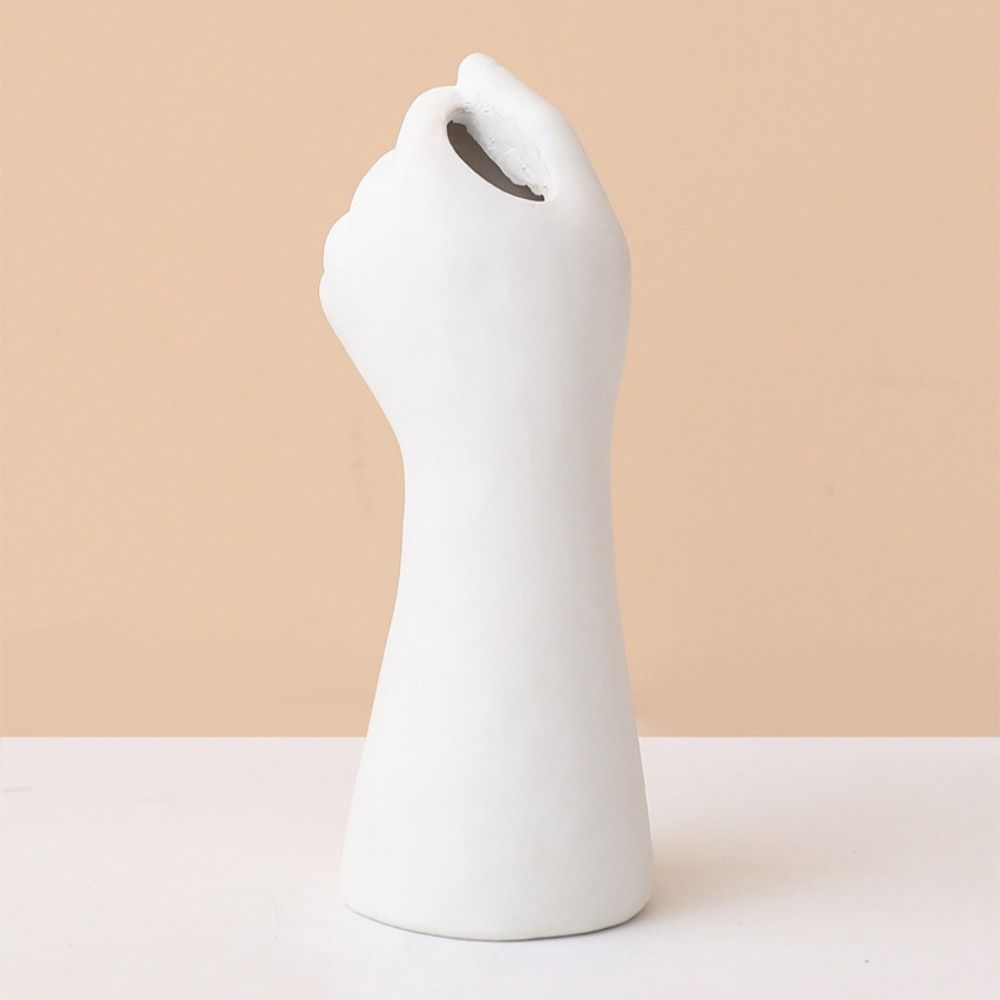 European Style Hand Shape Vase Smooth Retro Flower Vase Desktop Vase Ornament Desktop білий
European Style Hand Shape Vase Smooth Retro Flower Vase Desktop Vase Ornament Desktop білий