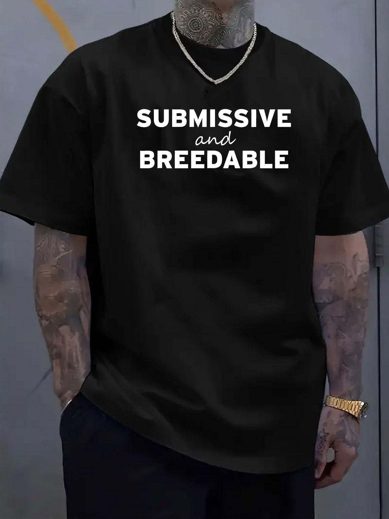 Obedient & Reproductive Bold Text Print Crew Neck T-shirt - Lightweight Summer Casual Tee XXXXL
Obedient & Reproductive Bold Text Print Crew Neck T-shirt - Lightweight Summer Casual Tee XXXXL