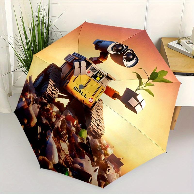 Disney Robot, Recycling Automatic Open/Close Umbrella - Cute Umbrella with Cute Design, Portable 3-Fold Compact Umbrella for Men & Women, Va
Disney Robot, Recycling Automatic Open/Close Umbrella - Cute Umbrella with Cute Design, Portable 3-Fold Compact Umbrella for Men & Women, Va
