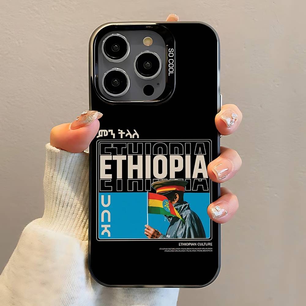 Ethiopia Flag with Lion Phone Case For iPhone 16,15,14,13,12,11,Pro,Max,Plus,Mini,SE Anti Fall Black Matte Hard Bumper iPhone13
Ethiopia Flag with Lion Phone Case For iPhone 16,15,14,13,12,11,Pro,Max,Plus,Mini,SE Anti Fall Black Matte Hard Bumper iPhone13