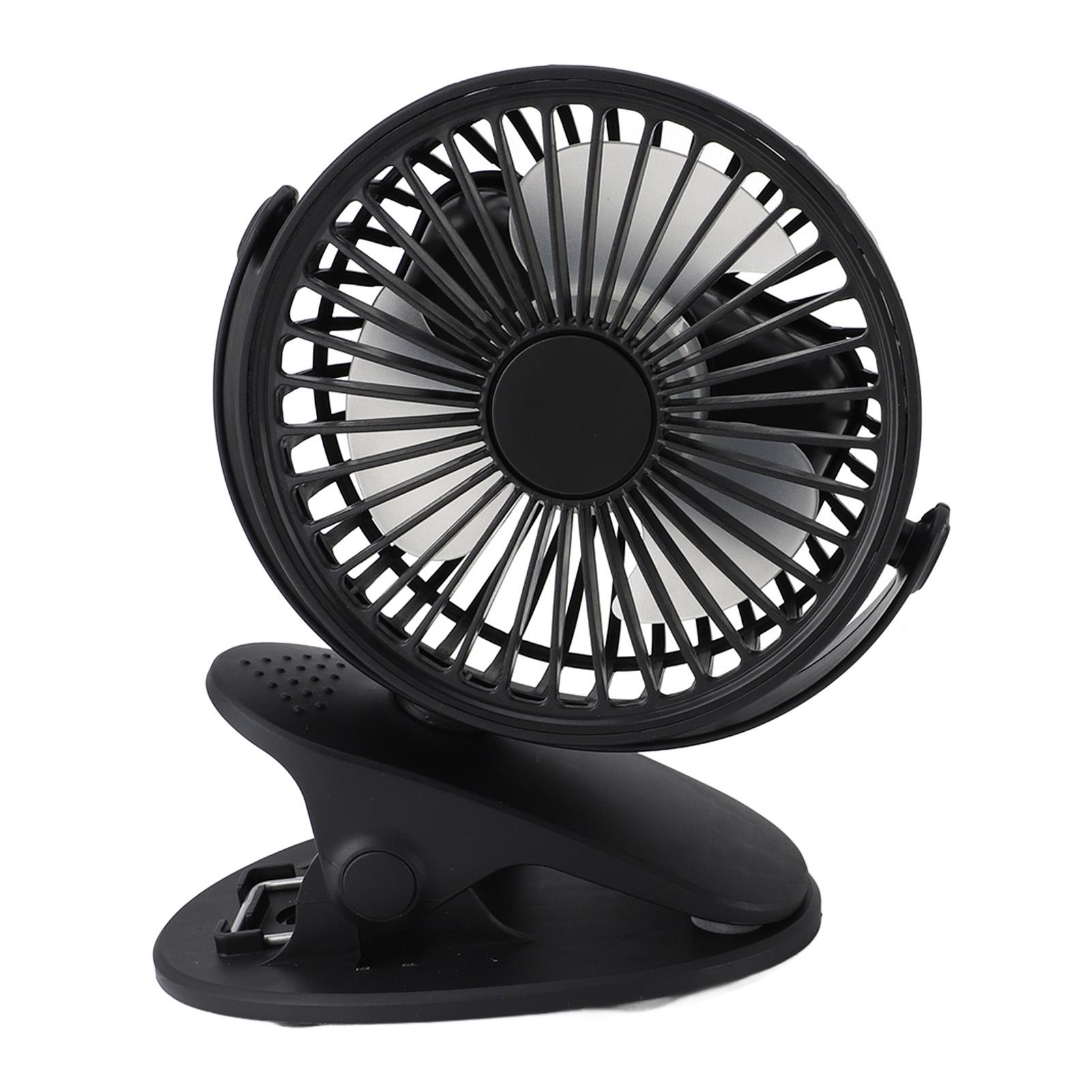 Clip On Fan 360 Degree Rotatable 3 Quiet USB Charging Portable Small Desk Fan for Camping Stroller Home
Clip On Fan 360 Degree Rotatable 3 Quiet USB Charging Portable Small Desk Fan for Camping Stroller Home