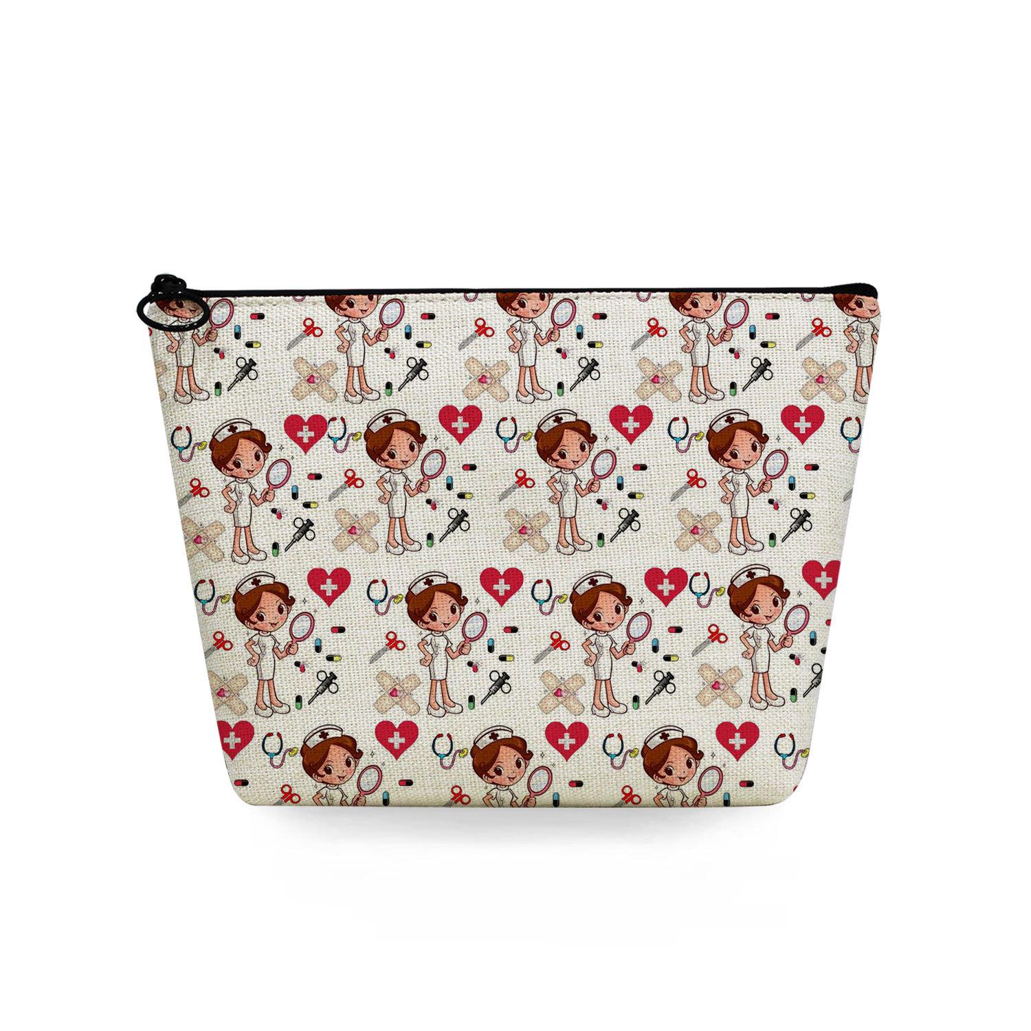 Women Nurse Print Cosmetic Bag Toiletries Organize Travel Storage Case 6389 CLE
Women Nurse Print Cosmetic Bag Toiletries Organize Travel Storage Case 6389 CLE