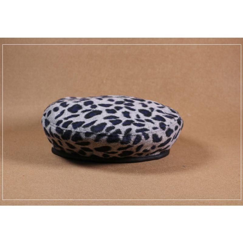 Women Vintage Leopard Print Wool Soft Winter Warm Beret Classic Beanie Hat GrayNavy
Women Vintage Leopard Print Wool Soft Winter Warm Beret Classic Beanie Hat GrayNavy