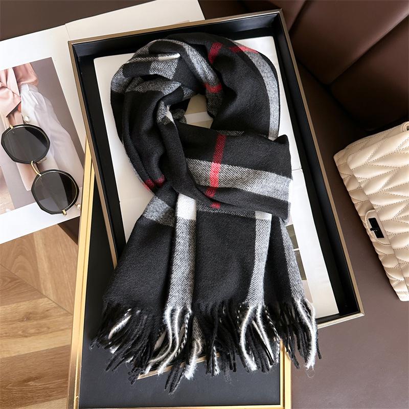 2024 Trendy Unisex Plaid Cashmere-Feel Tassel Shawl Snood Scarf for Autumn/Winter 200x68cm (with Tassels)
2024 Trendy Unisex Plaid Cashmere-Feel Tassel Shawl Snood Scarf for Autumn/Winter 200x68cm (with Tassels)