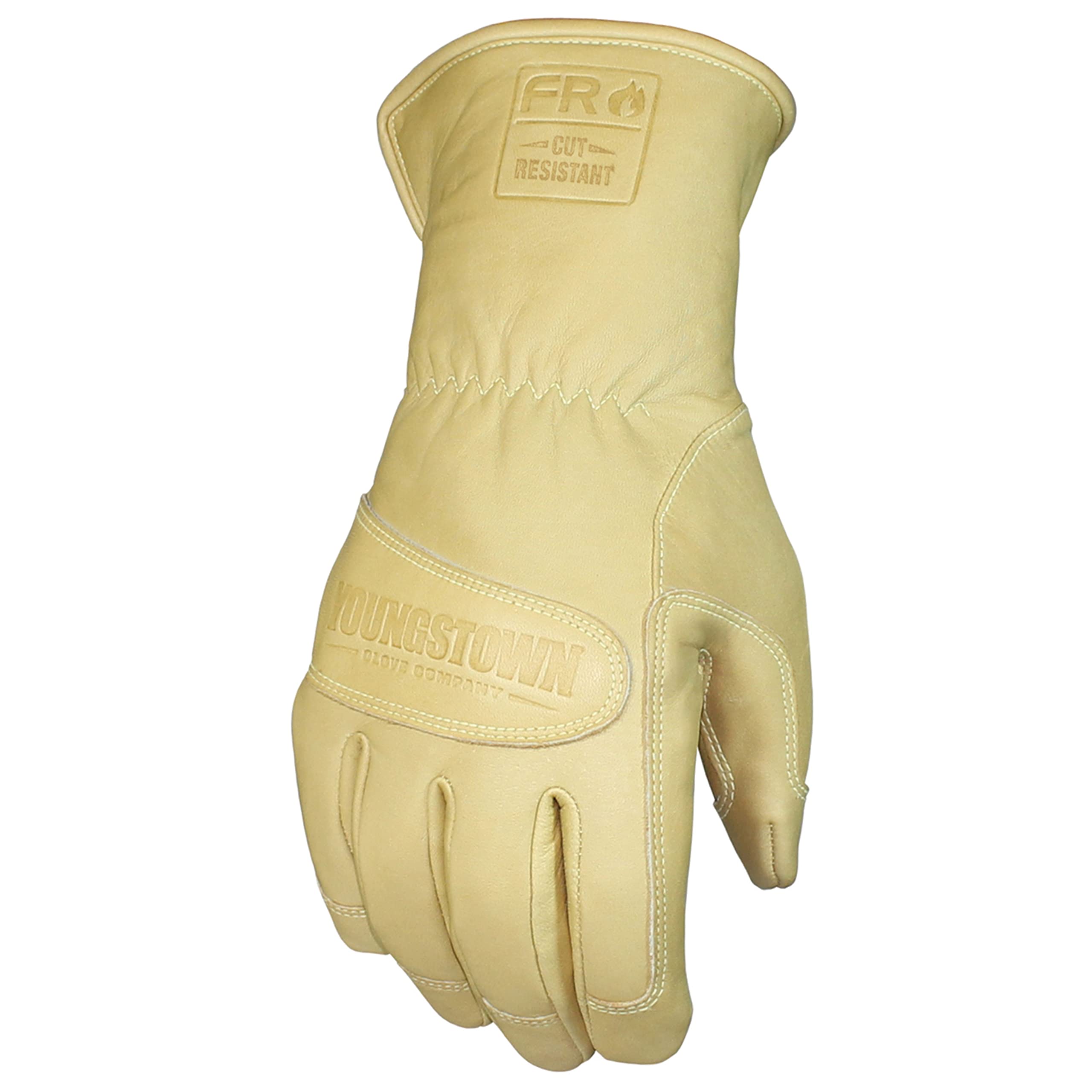Перчатки Youngstown Glove FR Ultimate Leather Utility Winter Work gloves - с кевларовой подкладкой - устойчивы к порезам, проколам, огнестойкие, с защитой от дугового разряда - бежевые, большие
Перчатки Youngstown Glove FR Ultimate Leather Utility Winter Work gloves - с кевларовой подкладкой - устойчивы к порезам, проколам, огнестойкие, с защитой от дугового разряда - бежевые, большие