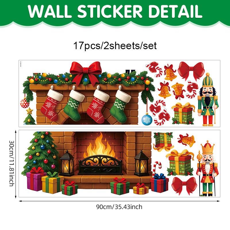 Рождественские наклейки на стену Самоклеящиеся Мультяшные Рождественский Солдат Гостиная Праздничная Атмосфера Наклейки на стену Рождественский Камин 90 * 30Cm * 2 sheets
Рождественские наклейки на стену Самоклеящиеся Мультяшные Рождественский Солдат Гостиная Праздничная Атмосфера Наклейки на стену Рождественский Камин 90 * 30Cm * 2 sheets