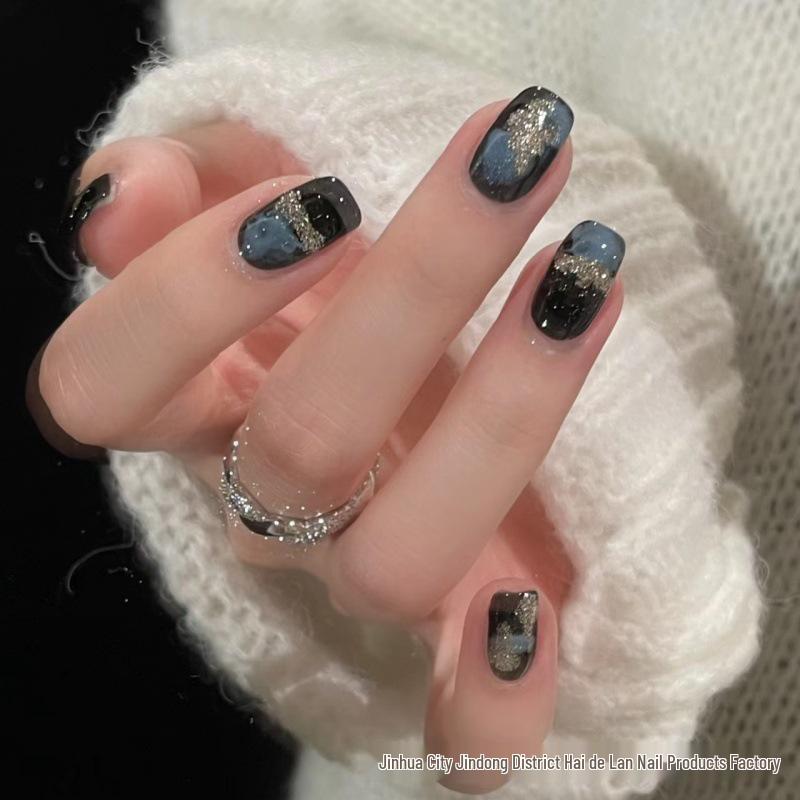 Starry Blue & Black Ombre Cowboy Nail Tips: Advanced, Atmospheric, Whitening Design 2025
Starry Blue & Black Ombre Cowboy Nail Tips: Advanced, Atmospheric, Whitening Design 2025