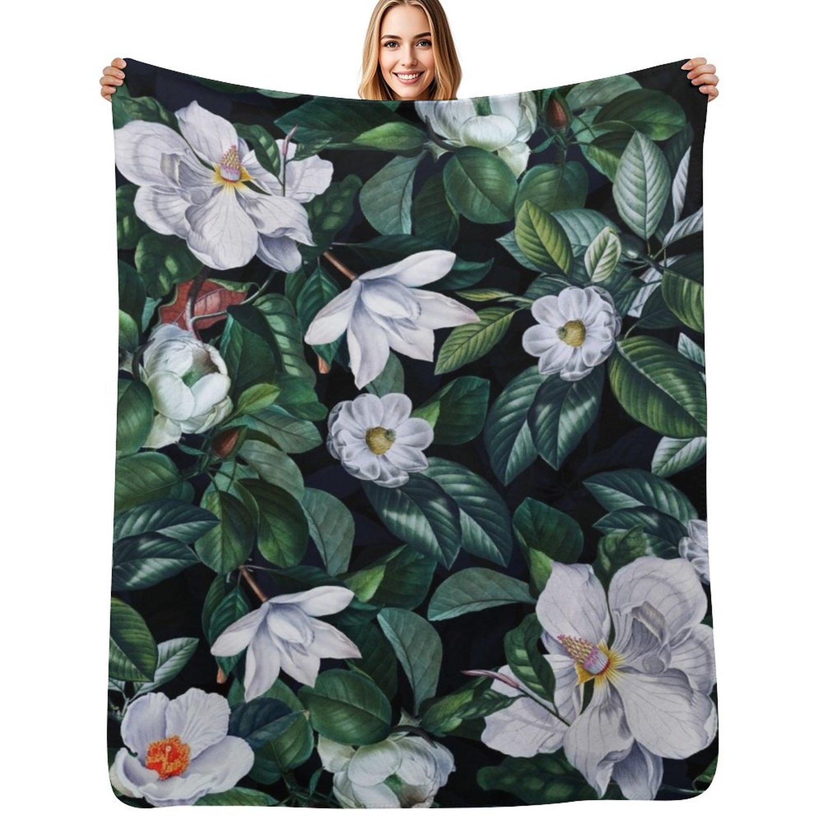 Vintage Midnight Magnolia Botanical Night Garden Throw Blanket Soft Warm Blanket Gift for Grandparents 102x76cm(40x30in)
Vintage Midnight Magnolia Botanical Night Garden Throw Blanket Soft Warm Blanket Gift for Grandparents 102x76cm(40x30in)