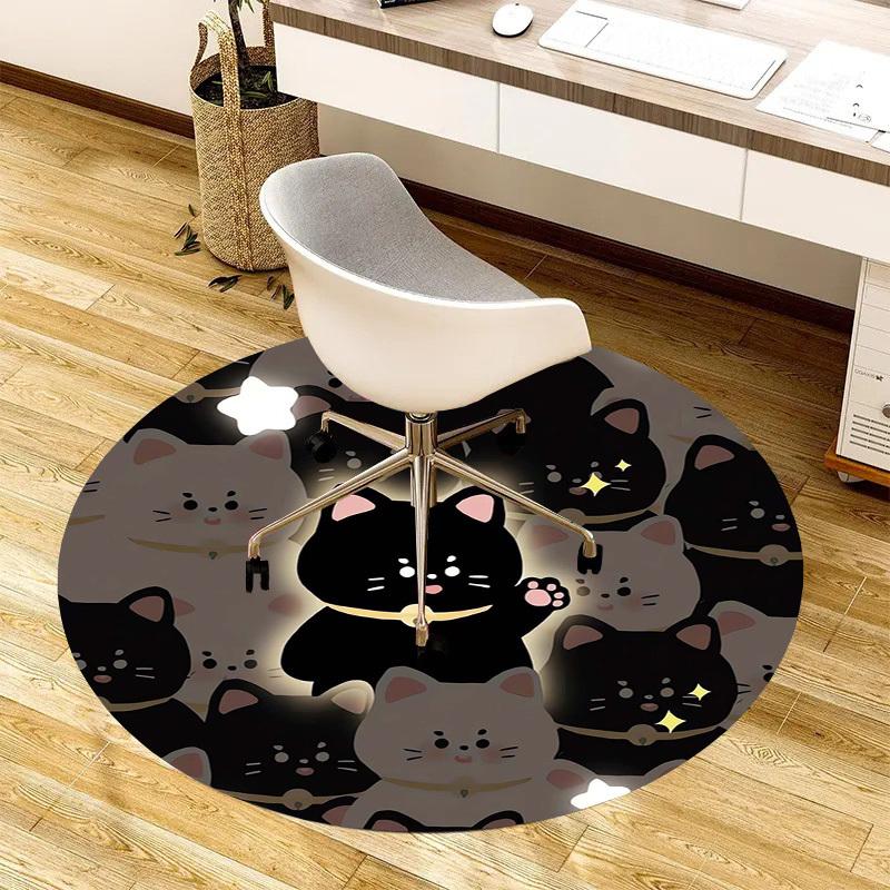 1pc Cute Cats Pattern Round carpet, Made of Polyester,Perfect for Decorating Office Chairs, Living Rooms 80cm
1pc Cute Cats Pattern Round carpet, Made of Polyester,Perfect for Decorating Office Chairs, Living Rooms 80cm