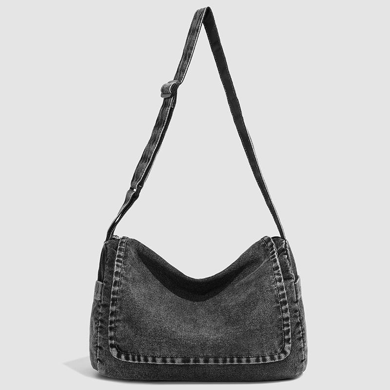 Retro Washed Canvas Bag Large Capacity Lazy Wind Messenger Bag Versatile Bag Cover Shoulder Bag Female Student Class Bag
Retro Washed Canvas Bag Large Capacity Lazy Wind Messenger Bag Versatile Bag Cover Shoulder Bag Female Student Class Bag