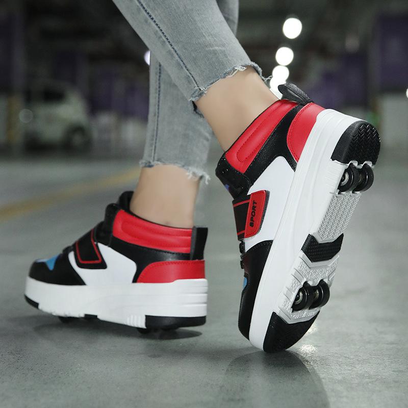 Four-wheel Runaway Shoes Children s Pulley Shoes Boys and Girls Skates Deformed Wheel Shoes New 40
Four-wheel Runaway Shoes Children s Pulley Shoes Boys and Girls Skates Deformed Wheel Shoes New 40
